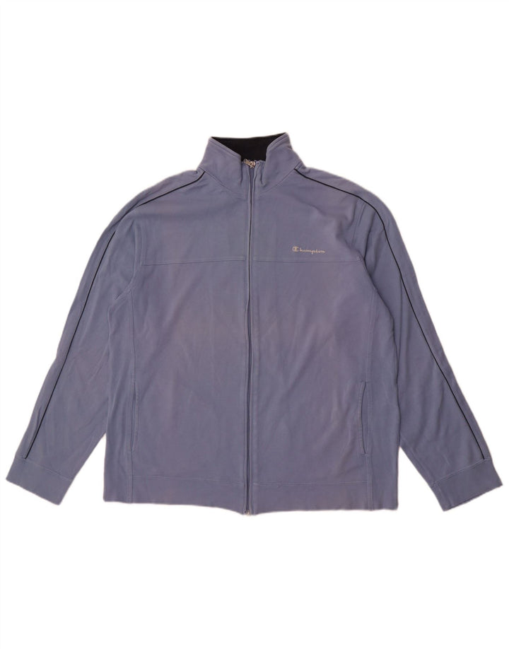 Champion Herren-Trainingsanzug-Topjacke XL aus blauer Baumwolle