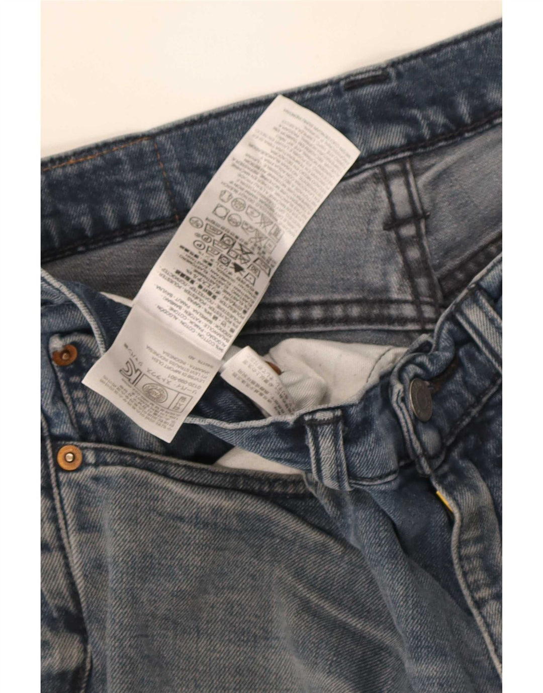 Levi's Herren Slim Jeans W32 L32 Blaue Baumwolle