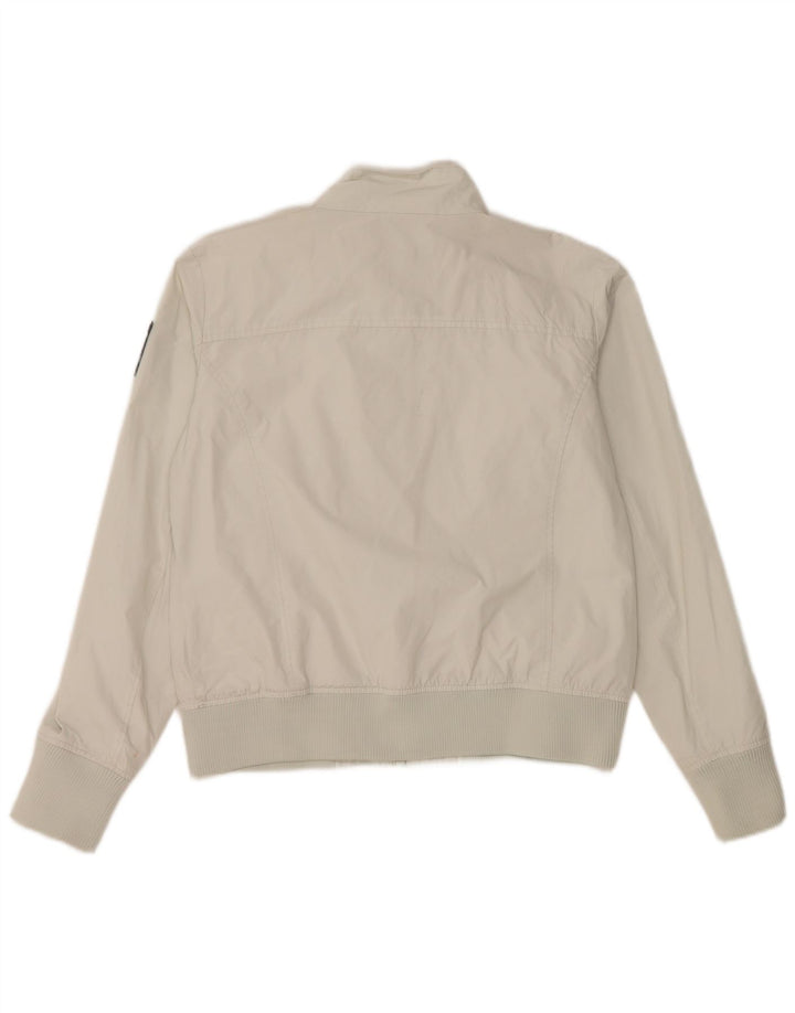 BOMBOOGIE Damen Bomberjacke UK 18 XL Weiß