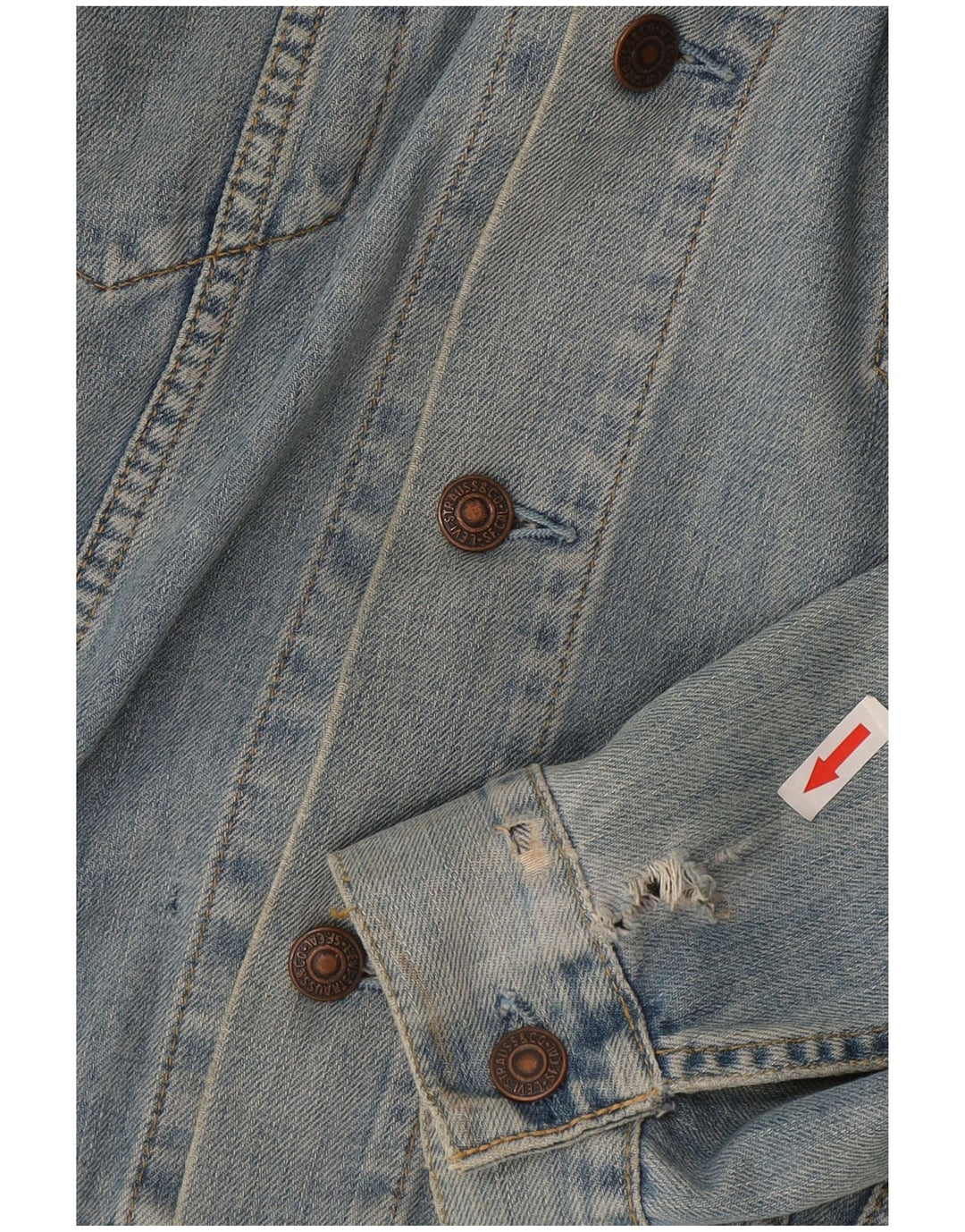 Levi's Herren Jeansjacke UK 40 Large Blau