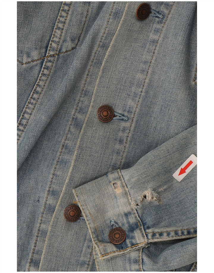 Levi's Herren Jeansjacke UK 40 Large Blau