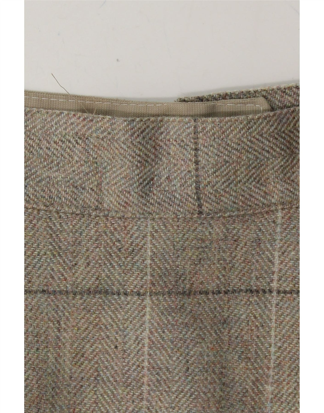 VINTAGE Womens Straight Skirt W32 Large Grey Check Vintage Vintage and Second-Hand Vintage from Messina Hembry 