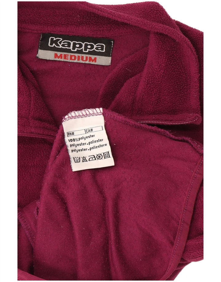 Kappa Damen-Fleecepullover mit Reißverschluss, UK 14, Mittelviolett, Polyester