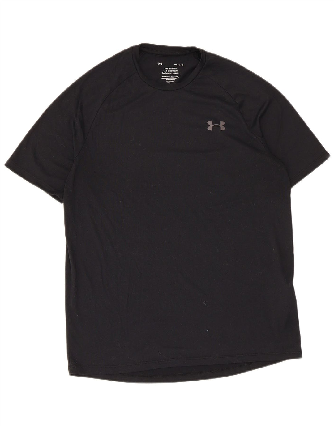 Under Armour Herren Heat Gear T-Shirt Top Medium Schwarz Polyester