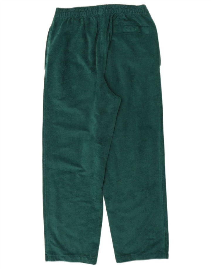 MC KEE'S Herren-Trainingsanzug aus Velours, Mittelgrün, Farbblock-Polyester