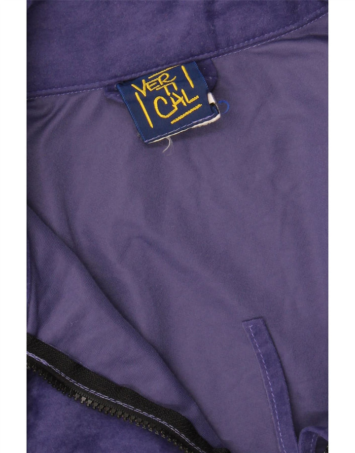 VERTICAL Womens Zip Neck Sweatshirt Jumper UK 18 XL Navy Blue Vintage VERTICAL and Second-Hand VERTICAL from Messina Hembry 