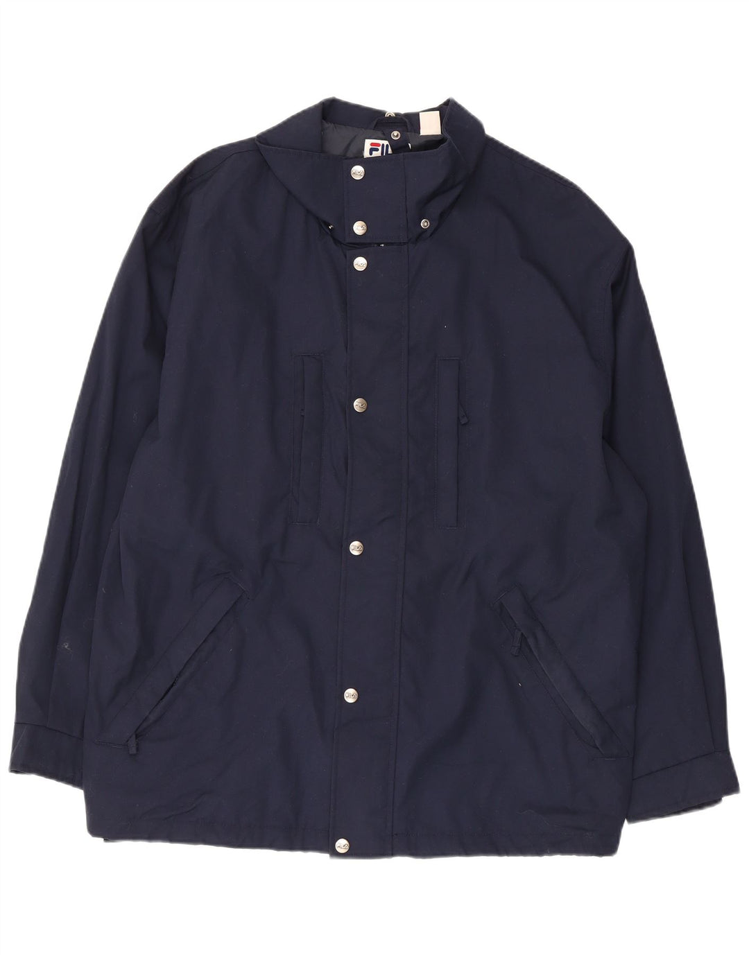 FILA Herren Regenjacke IT 50 Large Marineblau Polyester