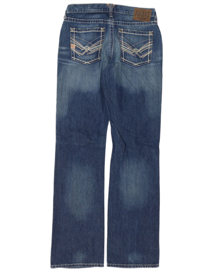 Ariat Damen Slim Bootcut Jeans W33 L38 Blaue Baumwolle