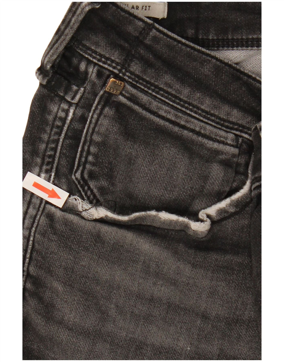 Jack & Jones Herren-Jeansshorts mit normaler Passform, XL, W38, graue Baumwolle