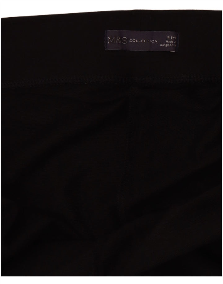 Marks & Spencer Damen Leggings UK 18 XL Schwarz