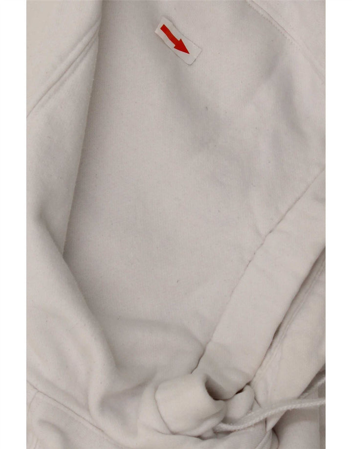 Nike Herren Kapuzenpullover aus mittelweißer Baumwolle