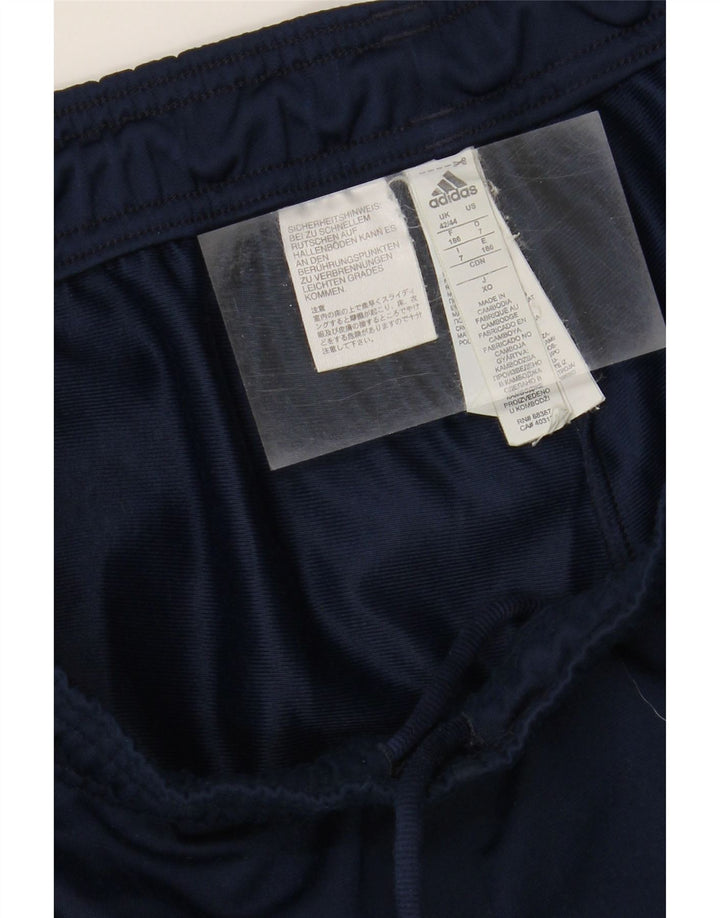 ADIDAS Mens Tracksuit Trousers UK 42/44 Large Navy Blue Polyester Vintage Adidas and Second-Hand Adidas from Messina Hembry 