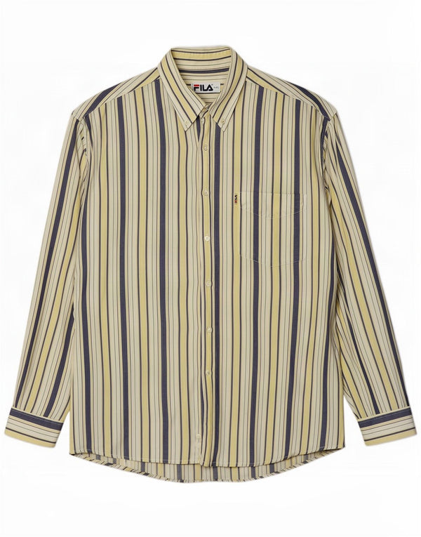 Fila Herrenhemd 2XL Mehrfarbig gestreift