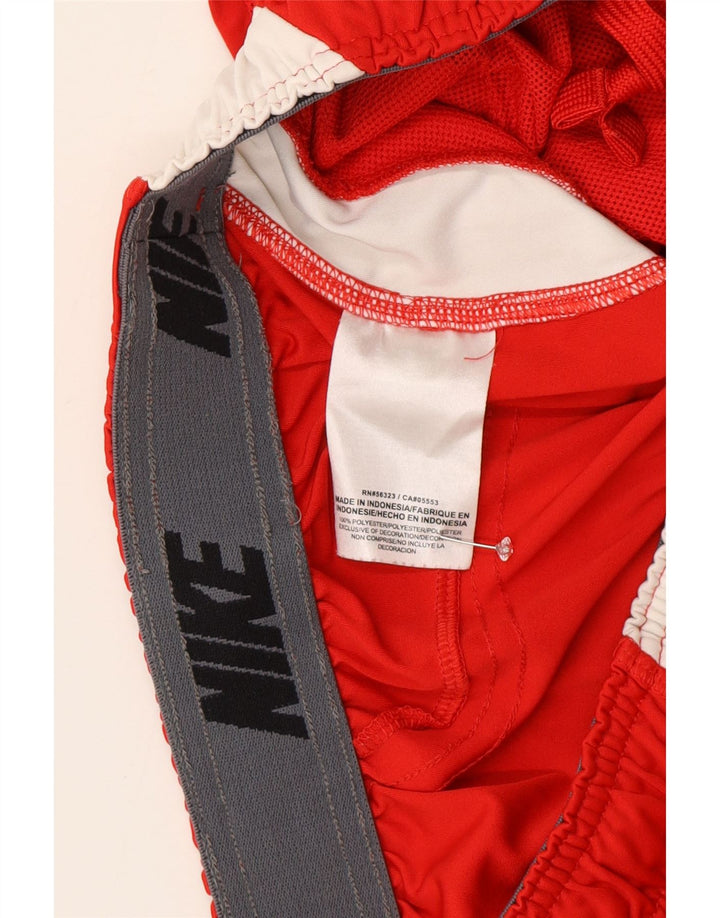 Nike Herren Cincinnati Reds Sportshorts, großes rotes Farbblock-Polyester