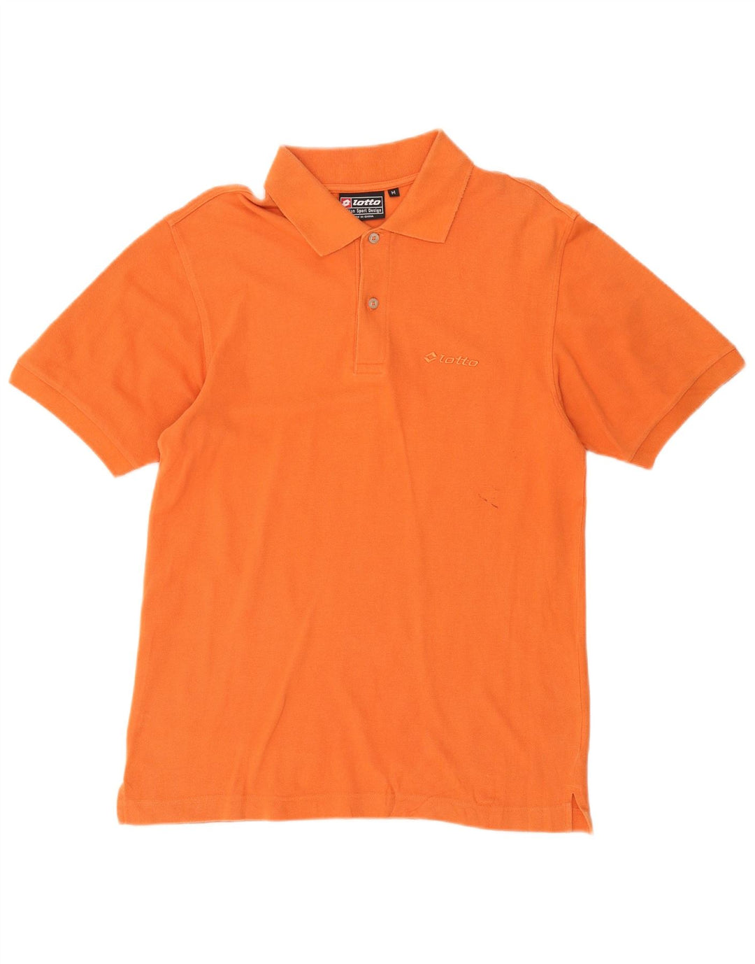 Lotto Herren-Poloshirt aus mitteloranger Baumwolle