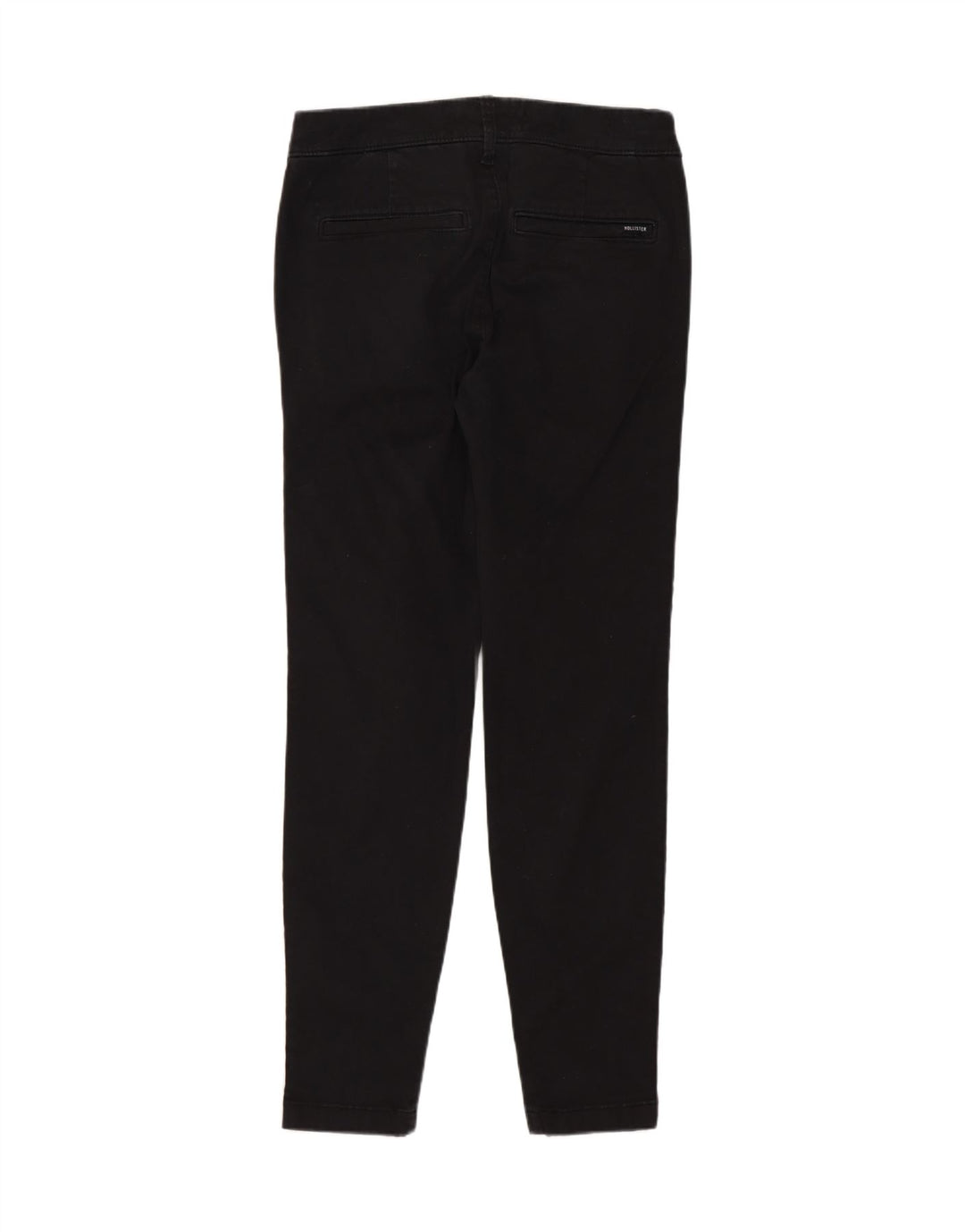 HOLLISTER Skinny Chino-Hose für Damen, W26, L30, schwarze Baumwolle