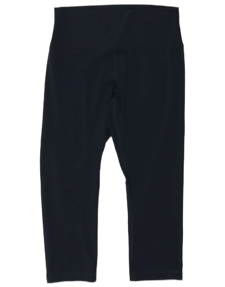 Lululemon Capri-Leggings für Damen, US 10, Größe L, marineblaues Nylon