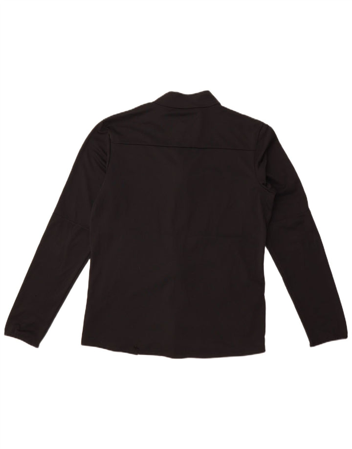 Nike Herren Dri Fit Trainingsanzug Top Jacke Mittelschwarzes Polyester