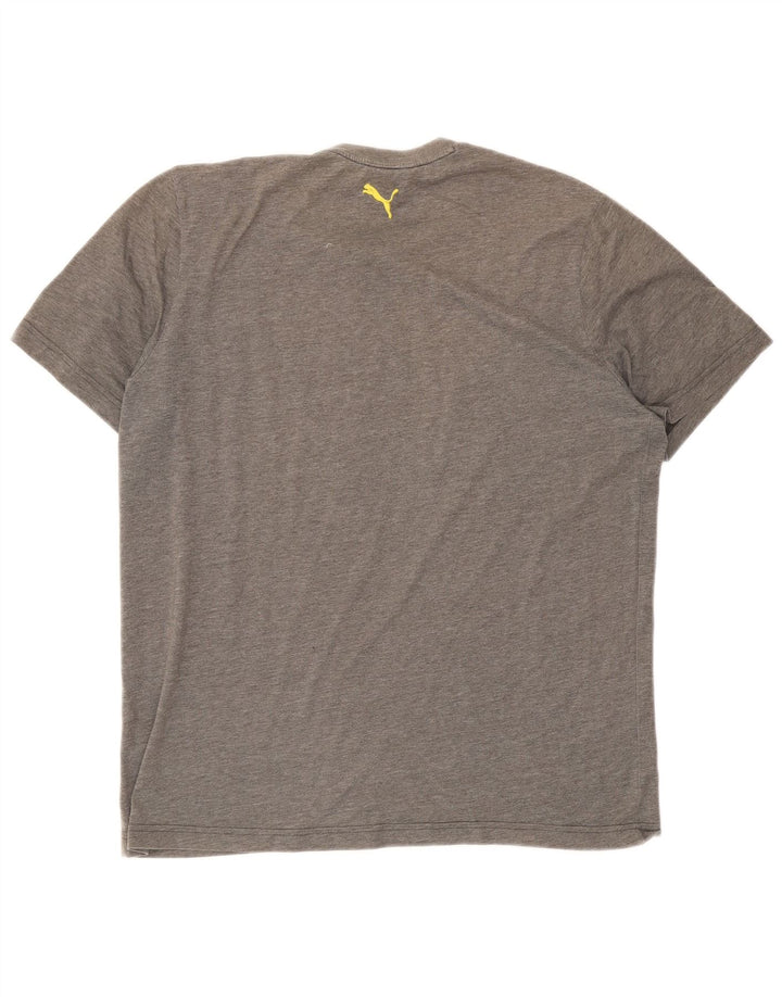 Puma Herren Grafik T-Shirt Top XL Grau