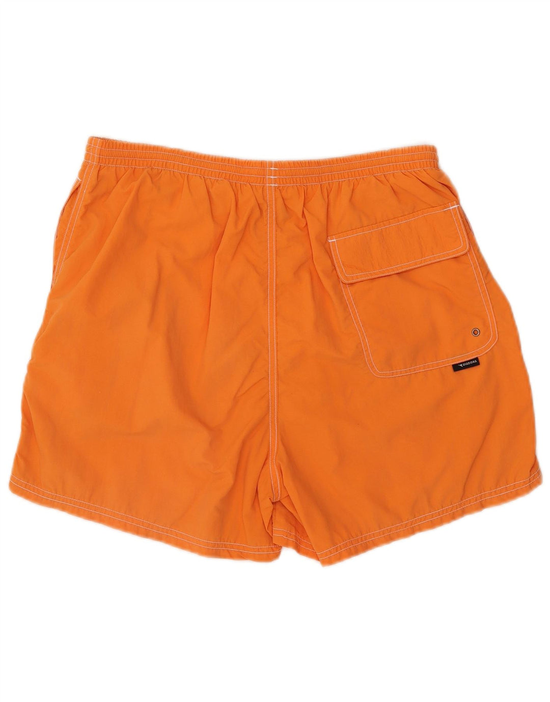 Diadora Herren-Badeshorts, groß, orangefarbenes Polyamid