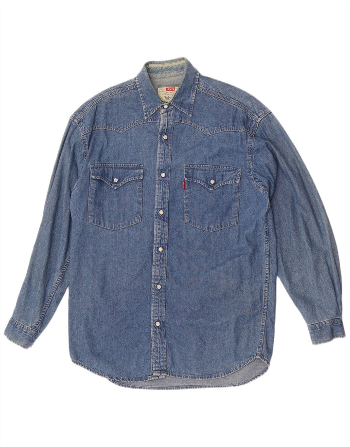 Levi's Herren Jeanshemd Small Blue