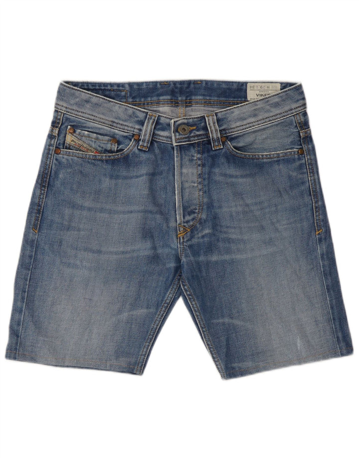 Diesel Herren Viker Denim Shorts W29 mittelblaue Baumwolle