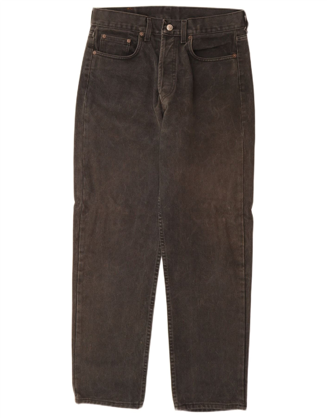 Rifle Herren Tapered Jeans W33 L30 Schwarze Baumwolle