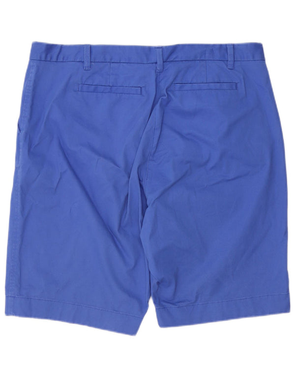 Marks & Spencer Damen Chinoshorts UK 20 2XL W40 Blaue Baumwolle