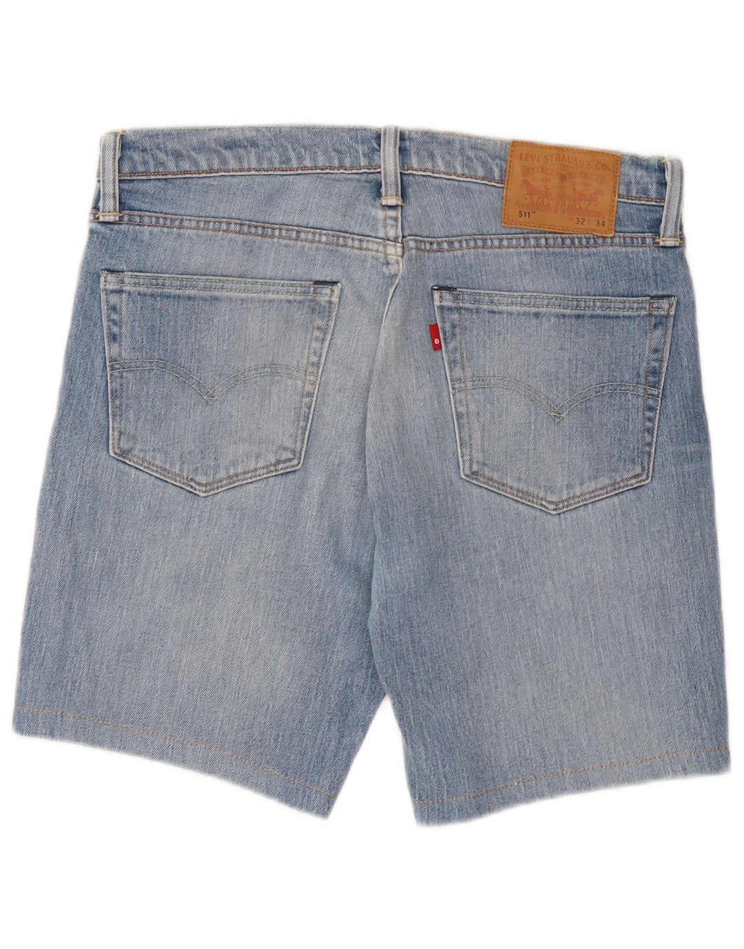 Levi's Herren 511 Denim Shorts W32 mittelblaue Baumwolle