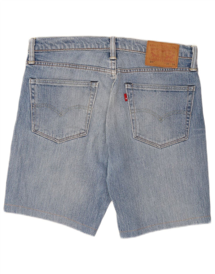 Levi's Herren 511 Denim Shorts W32 mittelblaue Baumwolle