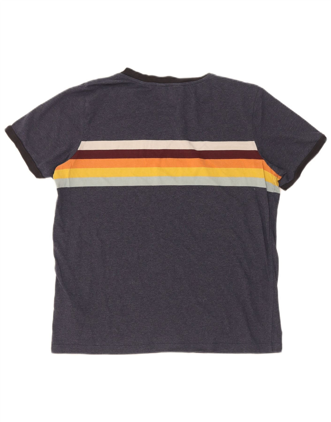 Superdry Herren-T-Shirt-Oberteil, mittelgroß, Marineblau, Farbblock