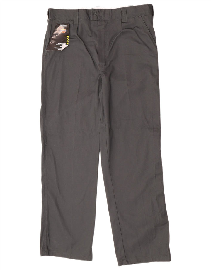 Dickies gerade Chino-Hose für Herren, W38, L32, grau, Polyester