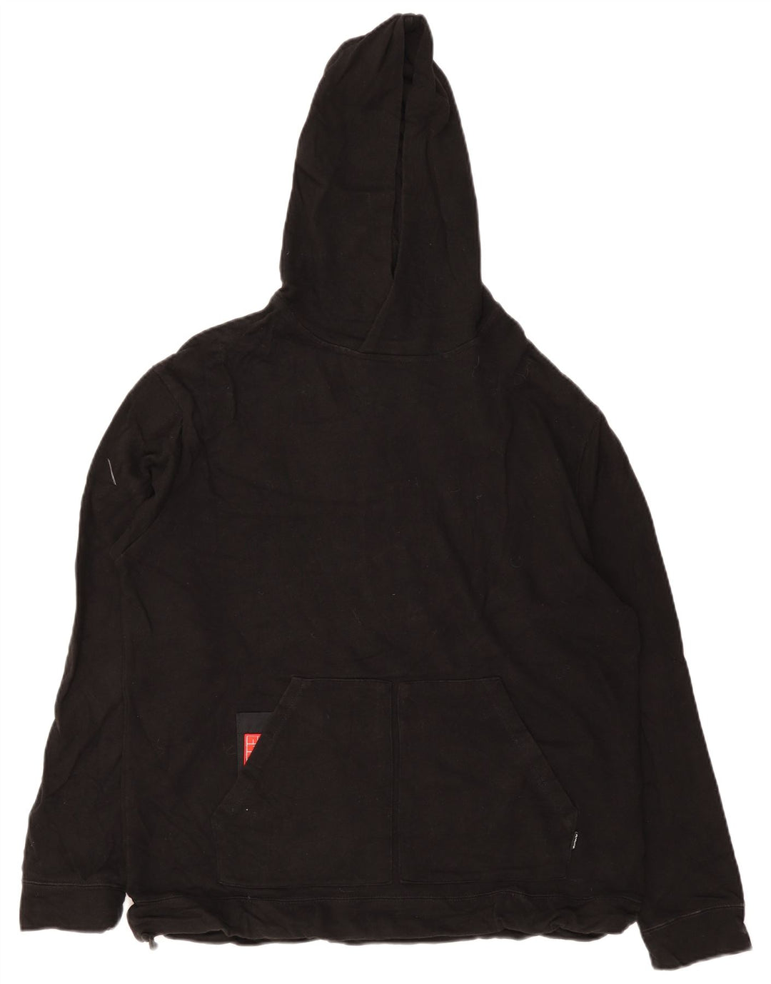 Hurley Herren-Kapuzenpullover, groß, aus schwarzer Baumwolle