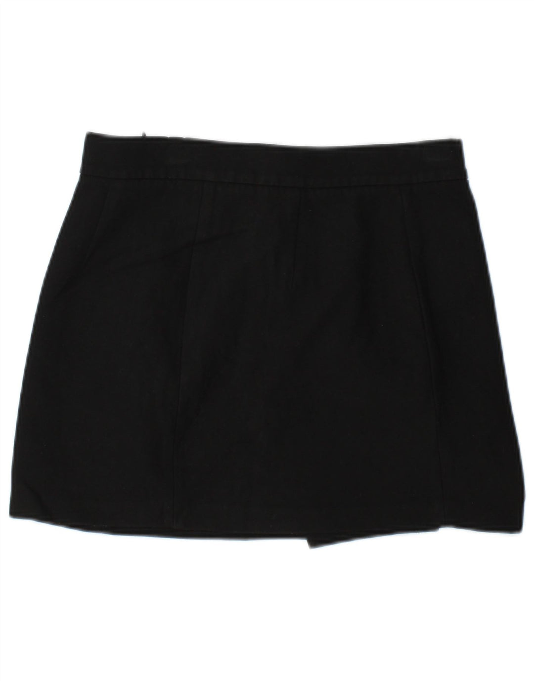 Zara Damen Minirock Small W27 Schwarz Polyester