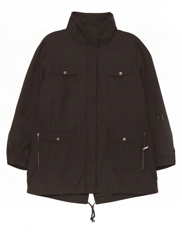 Marks & Spencer Damen Autograph Übergroße Parkajacke UK 20 2XL Schwarz