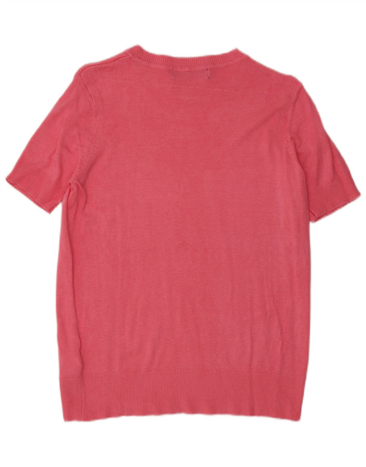 Marks & Spencer Damen-Pullover mit U-Boot-Ausschnitt, Gr. 8, Rosa