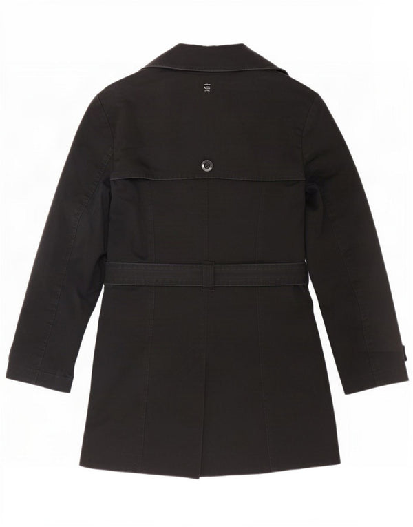 G-Star Damen Trenchcoat UK 6 XS Schwarz Baumwolle