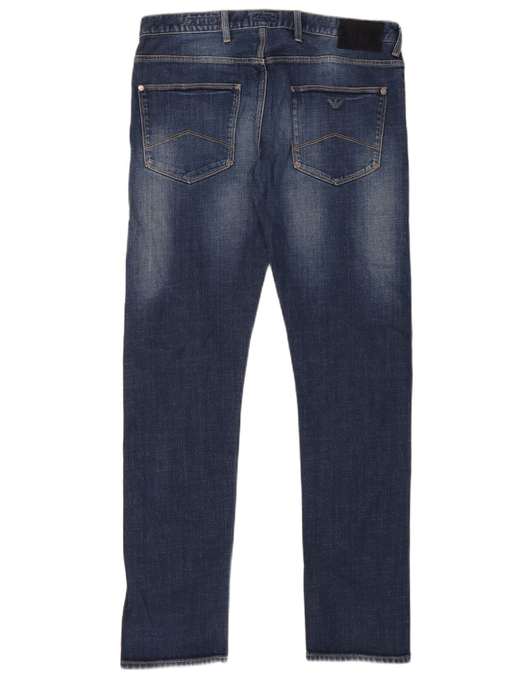 Armani Damen J10 Slim Jeans W33 L34 Blaue Baumwolle