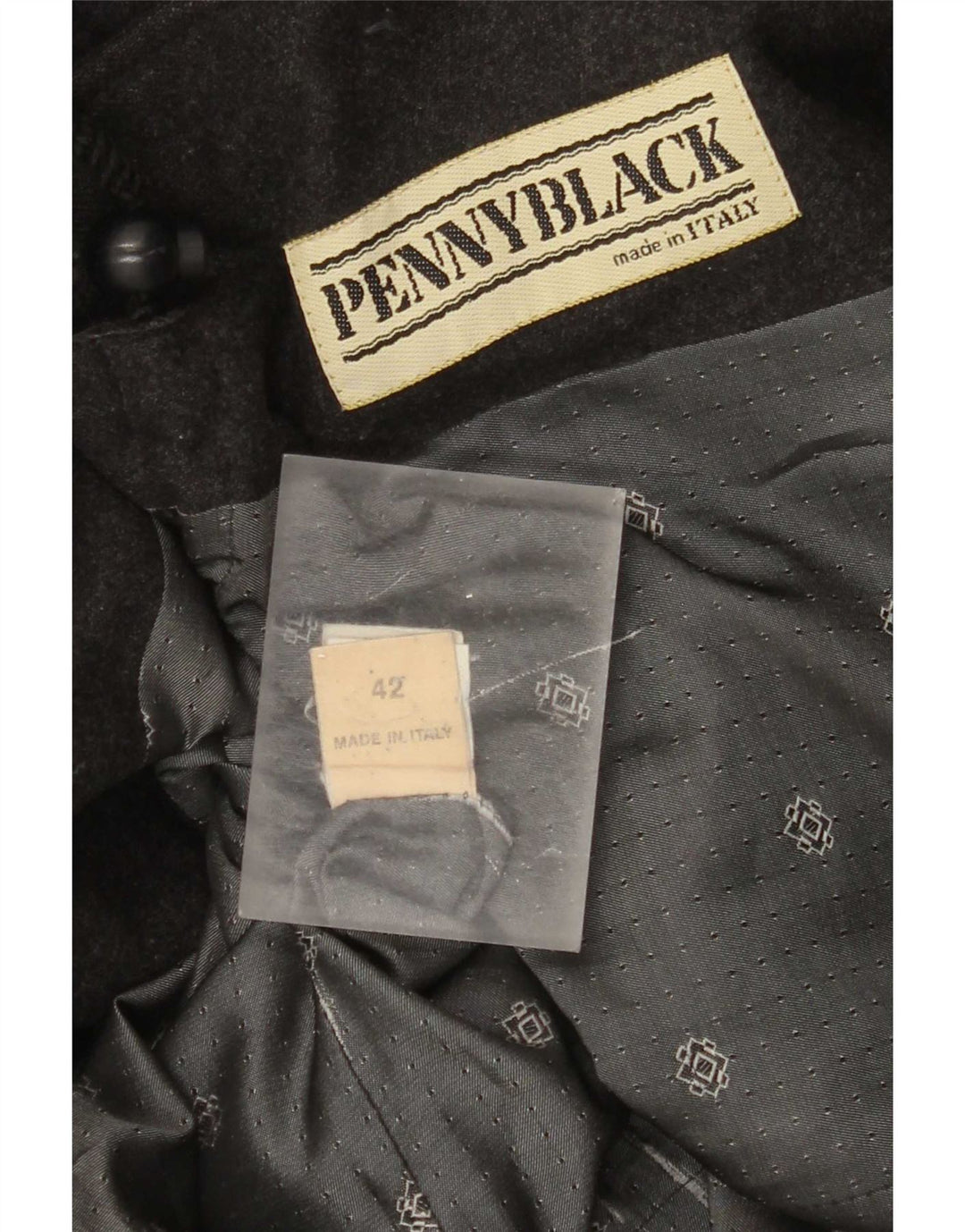 Penny Black Damen-Blazer mit 3 Knöpfen, IT 42, mittelgraue Wolle