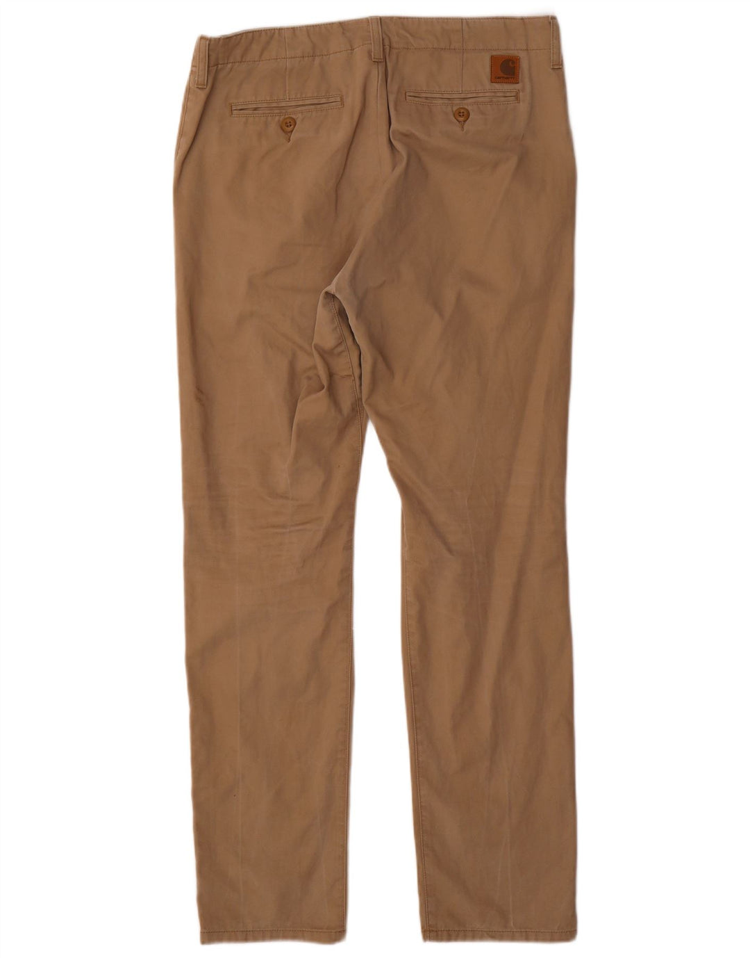 CARHARTT Herren Slim Chinohose W34 L32 Beige Baumwolle