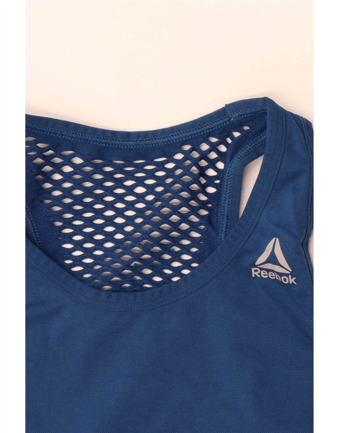 REEBOK Damen Les Mills Grafik-Trägershirt UK 8 Small Marineblau