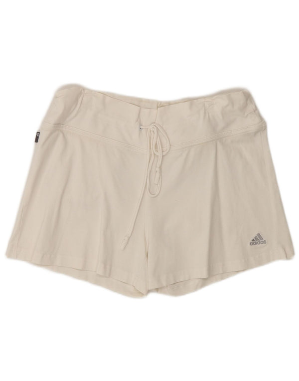 Adidas Damen Sportshorts UK 18 XL Weiße Baumwolle