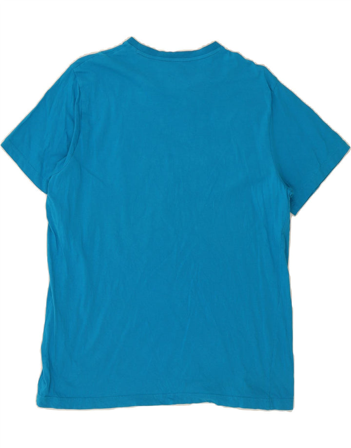 PUMA Mens Graphic T-Shirt Top 2XL Blue Cotton Vintage Puma and Second-Hand Puma from Messina Hembry 
