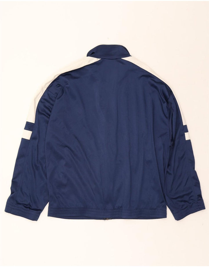 ARENA Mens Graphic Tracksuit Top Jacket Large Navy Blue Colourblock Vintage Arena and Second-Hand Arena from Messina Hembry 