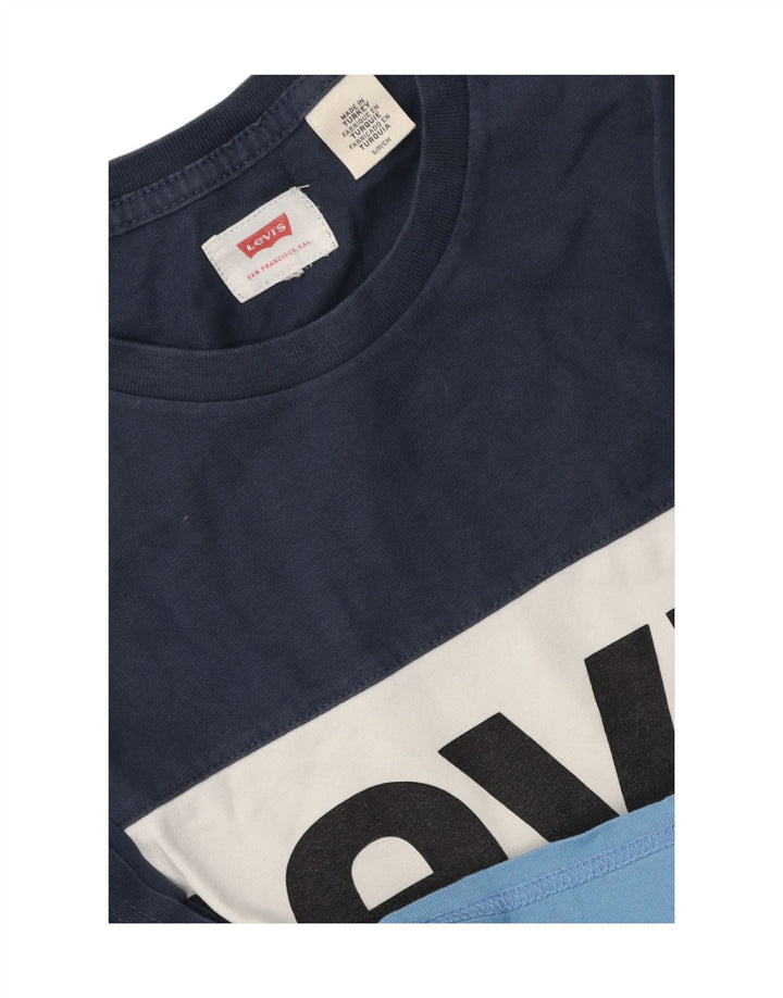 Levi's Herren-T-Shirt mit Grafik, Größe S, mehrfarbig, Farbblock