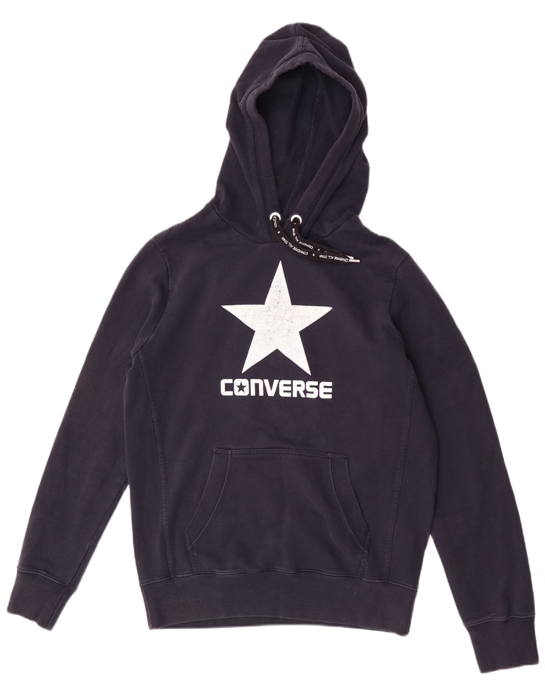 Converse Herren-Kapuzenpullover mit Grafik, mittelmarineblaue Baumwolle