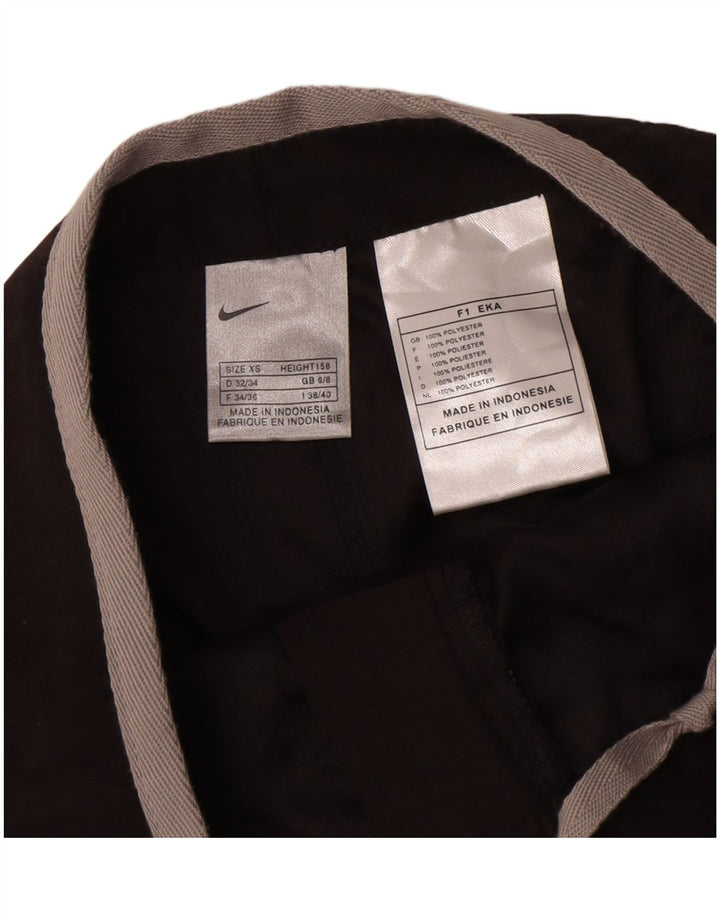 Nike Damen Trainingshose UK 6 XS Schwarz Polyester