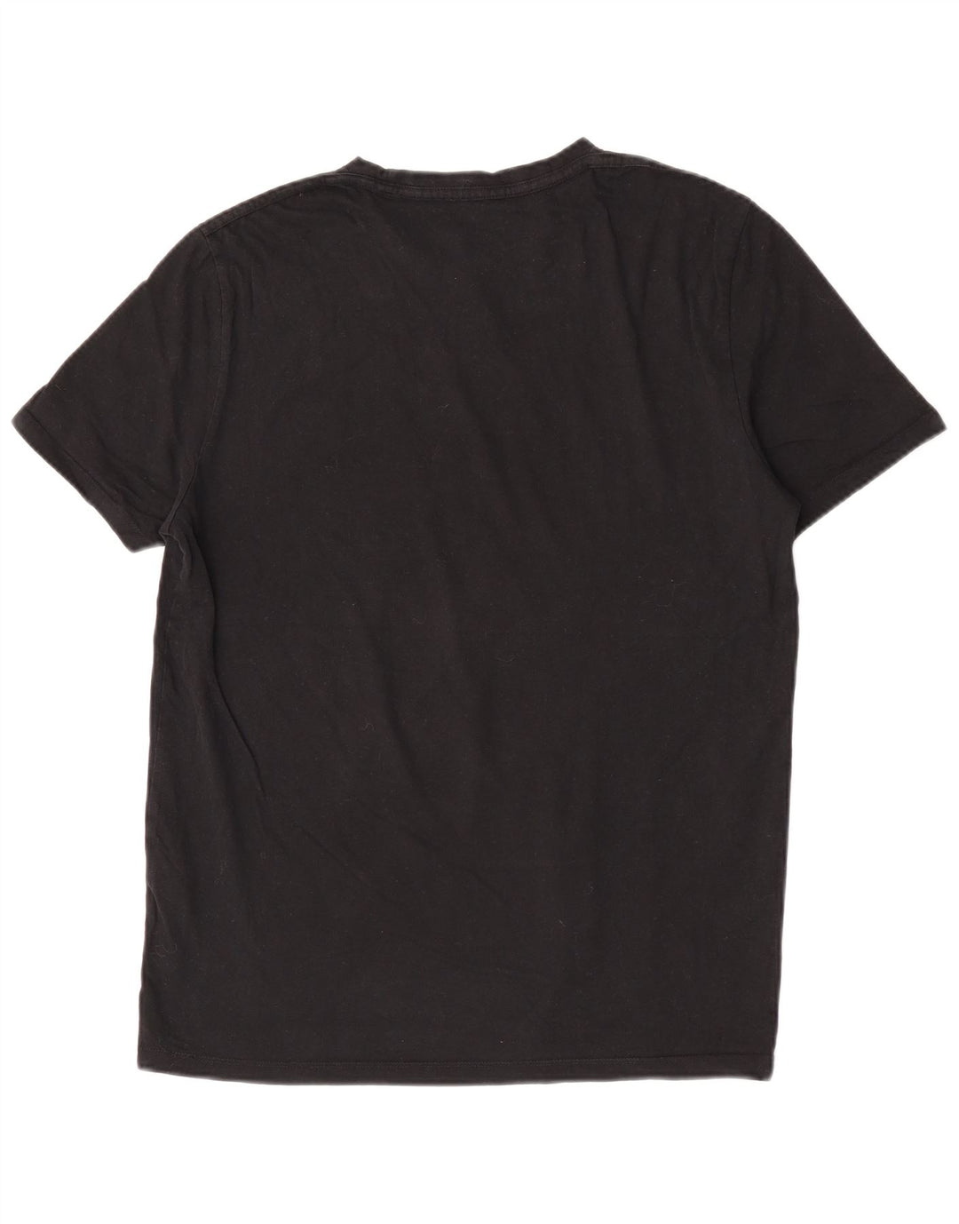All Saints Herren T-Shirt Top Large Schwarz Baumwolle