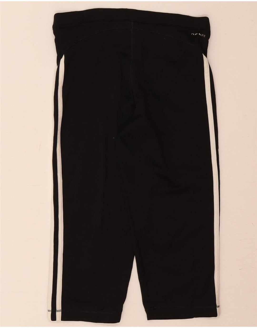 ADIDAS Girls Climalite Leggings 13-14 Years  Black Polyester Vintage Adidas and Second-Hand Adidas from Messina Hembry 