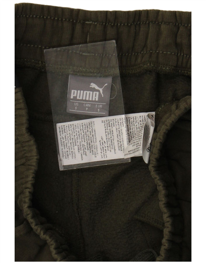 PUMA Herren-Trainingshose, Jogginghose, klein, Khaki, Baumwolle